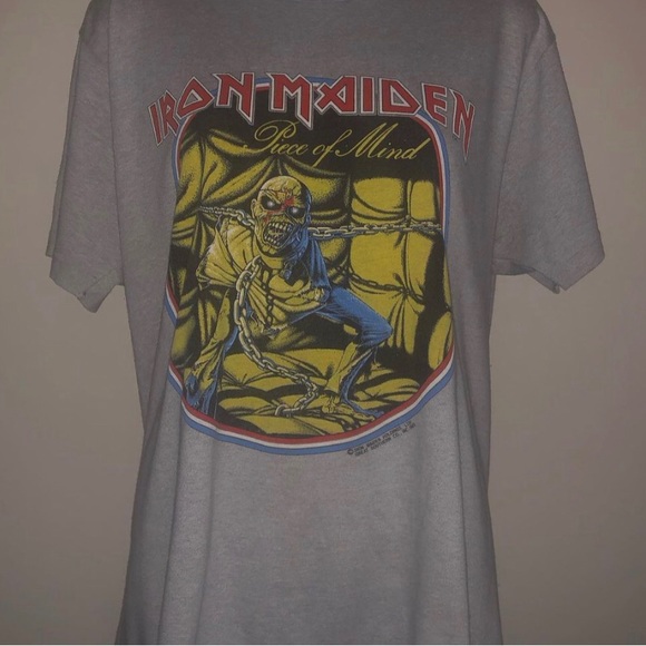 1983 IRON MAIDEN “Piece of Mind“ SIZE  XL- SCREEN STARS- Made in USA 🇺🇸 - Picture 6 of 9